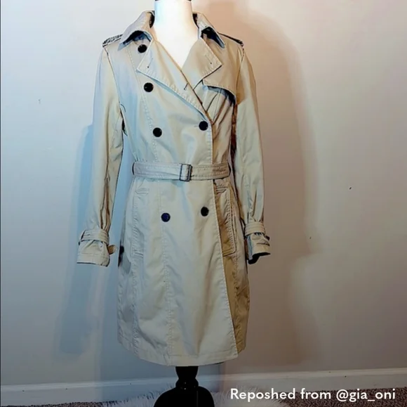 H&M KNEE LENGTH TRENCH COAT - Picture 6 of 6
